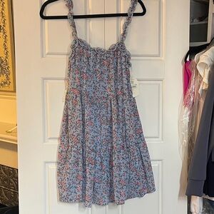 BRAND NEW Altar'd State Blue and Pink Floral  Dress